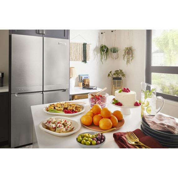 Kitchenaid® 44 dBA Dishwasher in PrintShield™ Finish with 360° Max Jets™ Third Rack KDFM404KPS