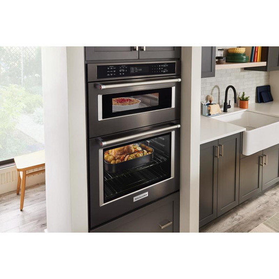 KitchenAid® 27" Combination Microwave Wall Oven with Air Fry Mode KOEC527PBS