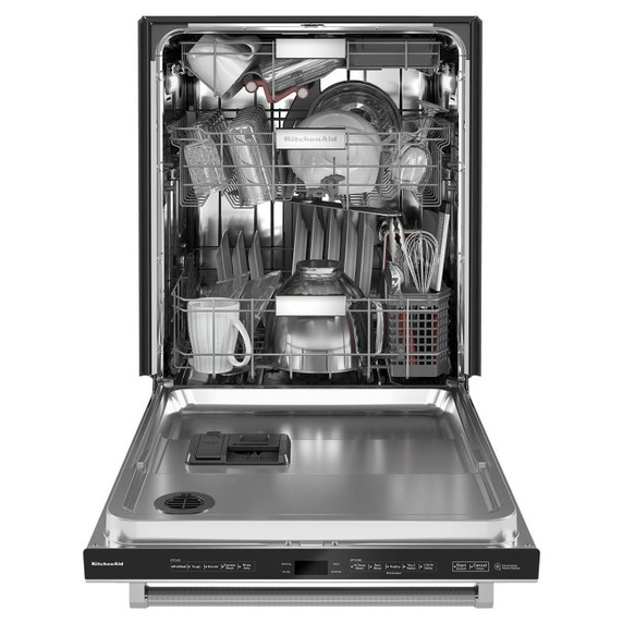 Kitchenaid® 44 dBA Dishwasher with 360° Max Jets™ Third Rack and LED Interior Lighting KDTM804KPS