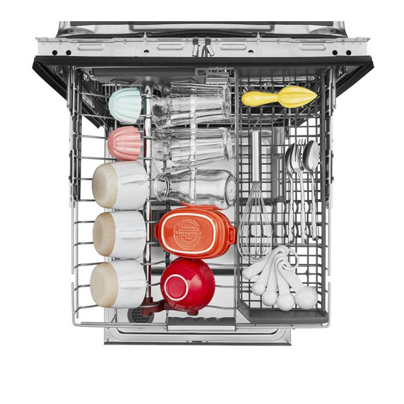 Kitchenaid® 44 dBA Dishwasher with 360° Max Jets™ Third Rack and LED Interior Lighting KDTM804KPS