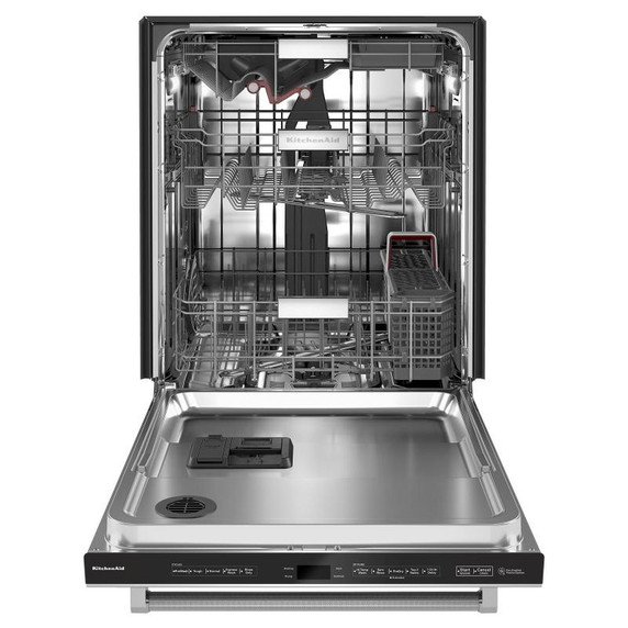 Kitchenaid® 44 dBA Dishwasher with 360° Max Jets™ Third Rack and LED Interior Lighting KDTM804KPS