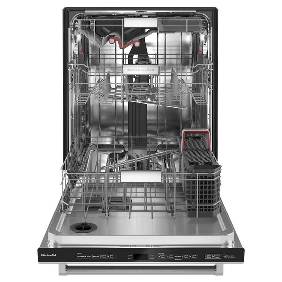 Kitchenaid® 44 dBA Dishwasher with 360° Max Jets™ Third Rack and LED Interior Lighting KDTM804KPS