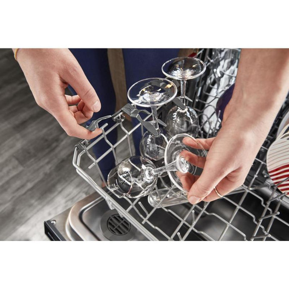 Kitchenaid® 44 dBA Dishwasher with 360° Max Jets™ Third Rack and LED Interior Lighting KDTM804KPS