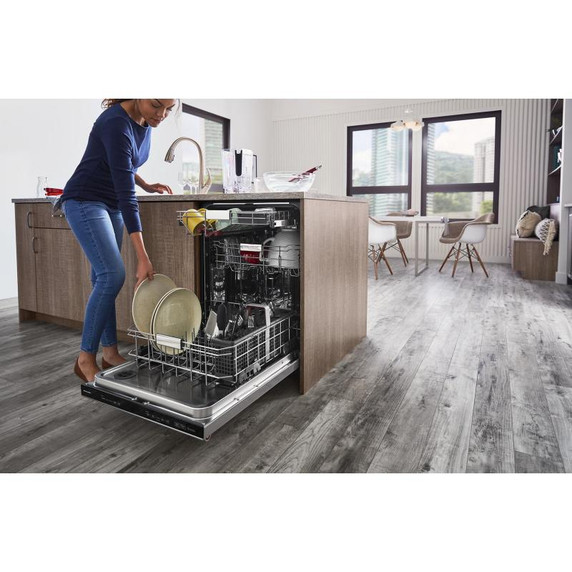 Kitchenaid® 360° Max Jets™ Third Rack Dishwasher with Fan-Enabled ProDry™ System, 44 dBA KDTM604KPS