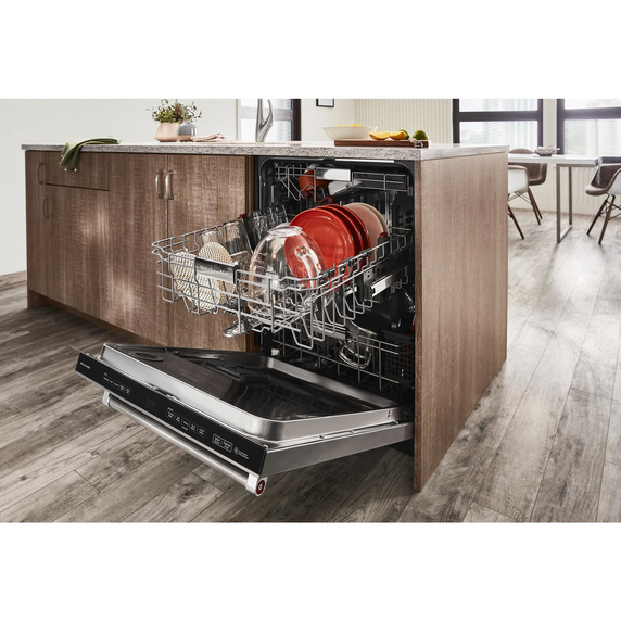 Kitchenaid® 44 dBA Dishwasher in PrintShield™ Finish with FreeFlex™ Third Rack KDTM604KPS