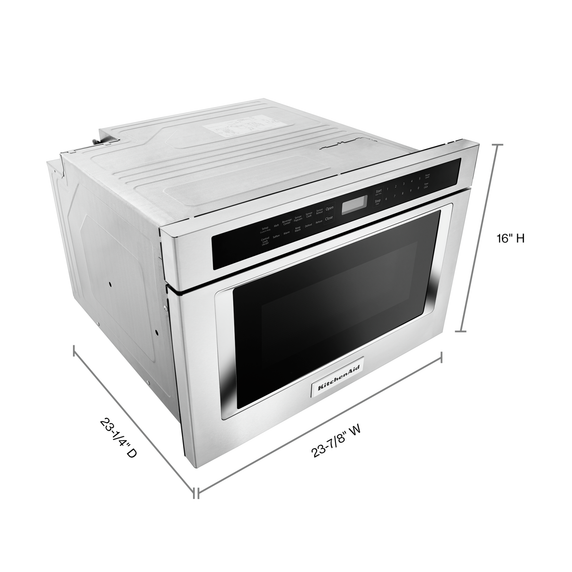 Kitchenaid® 24 Under-Counter Microwave Oven Drawer KMBD104GSS