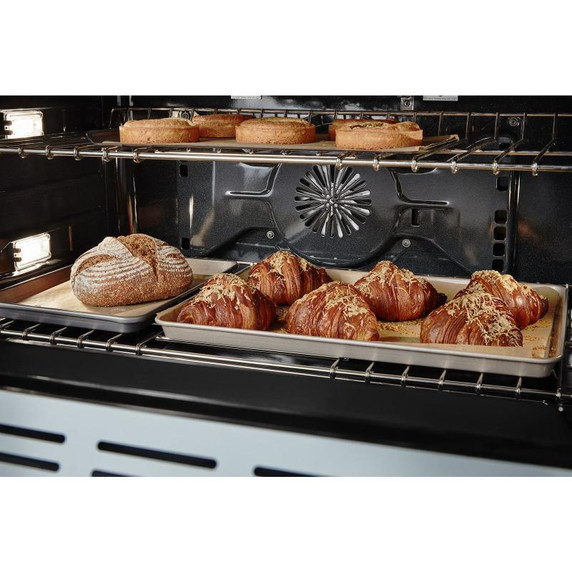 KitchenAid® 36'' Smart Commercial-Style Gas Range with 6 Burners KFGC506JMB