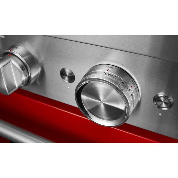 KitchenAid® 30'' Smart Commercial-Style Dual Fuel Range with 4 Burners KFDC500JPA