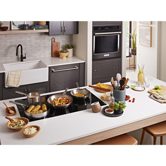 Kitchenaid® 36-Inch 5-Element Sensor Induction Cooktop KCIG556JBL