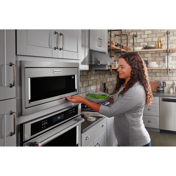 Kitchenaid® 30 Single Wall Oven with Even-Heat™ True Convection KOSE500ESS