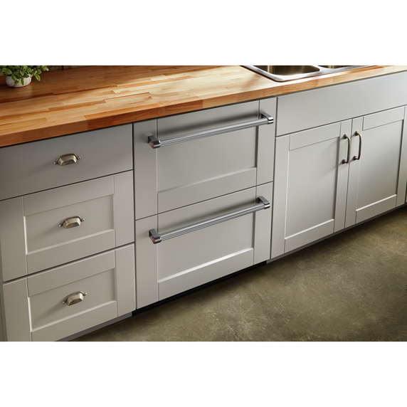 Kitchenaid® 24 Panel-Ready Undercounter Double-Drawer Refrigerator KUDR204KPA