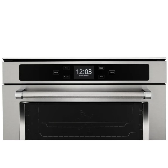 Kitchenaid® 24" Smart Single Wall Oven with True Convection YKOSC504PPS