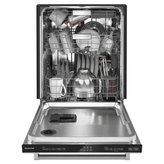 Kitchenaid® 44 dBA Dishwasher in PrintShield™ Finish with 360° Max Jets™ Third Rack KDTM404KPS