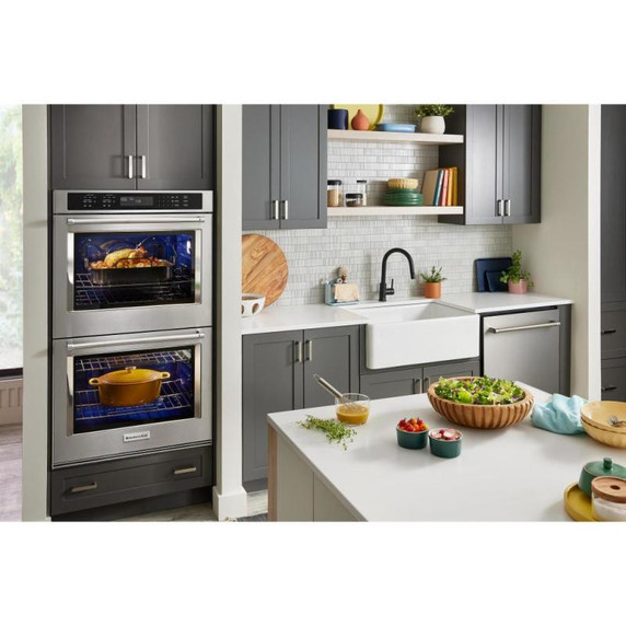 Kitchenaid® 36" Electric Downdraft Cooktop with 5 Elements KCED606GSS