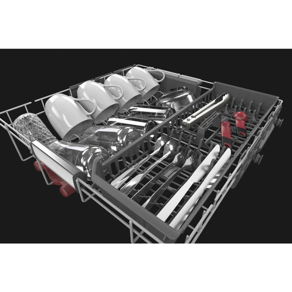 Kitchenaid® 44 dBA Dishwasher in PrintShield™ Finish with 360° Max Jets™ Third Rack KDTM604KBS