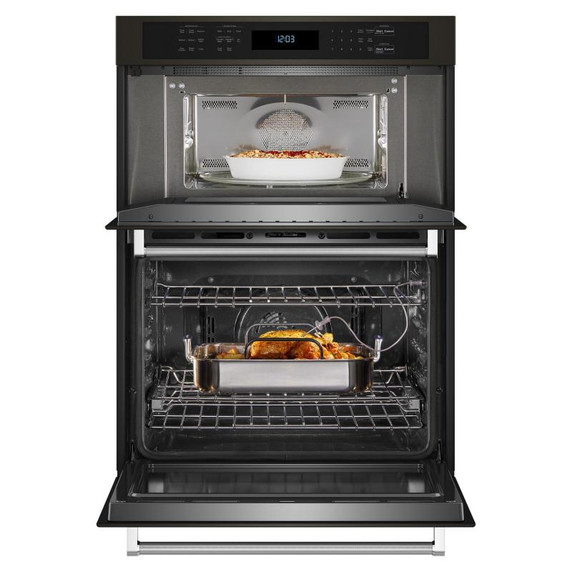 KitchenAid® 30" Combination Microwave Wall Oven with Air Fry Mode KOEC530PBS