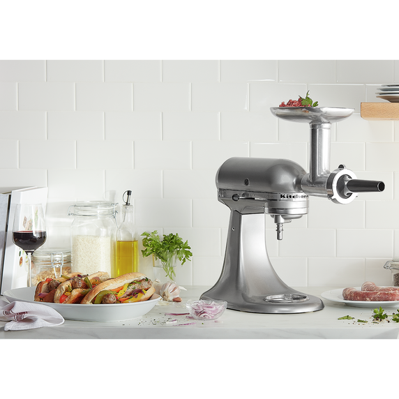 Kitchenaid® Metal Food Grinder Attachment KSMMGA