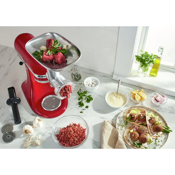 Kitchenaid® Metal Food Grinder Attachment KSMMGA