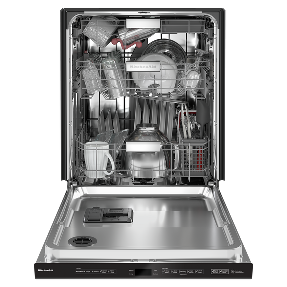 Kitchenaid® 44 dBA Dishwasher in PrintShield™ Finish with FreeFlex™ Third Rack KDPM604KBS