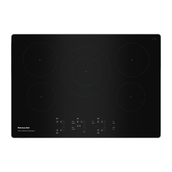 Kitchenaid® 30-Inch 5-Element Sensor Induction Cooktop KCIG550JSS