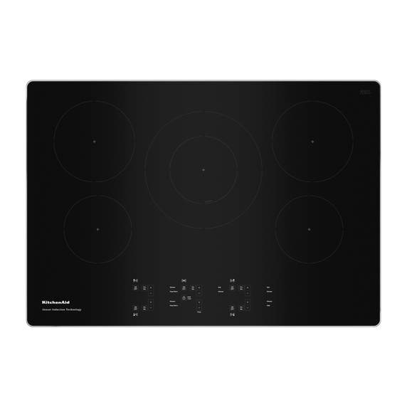 Kitchenaid® 30-Inch 5-Element Sensor Induction Cooktop KCIG550JSS