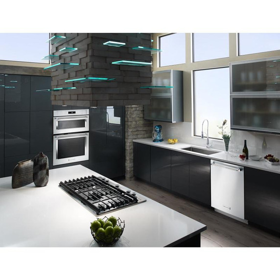 Kitchenaid® 36" 5-Burner Gas Cooktop with Griddle KCGS956ESS