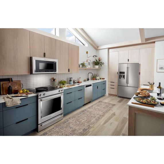 Kitchenaid® 26.8 Cu. Ft. Standard-Depth French Door Refrigerator with Exterior Ice and Water Dispenser KRFF577KPS