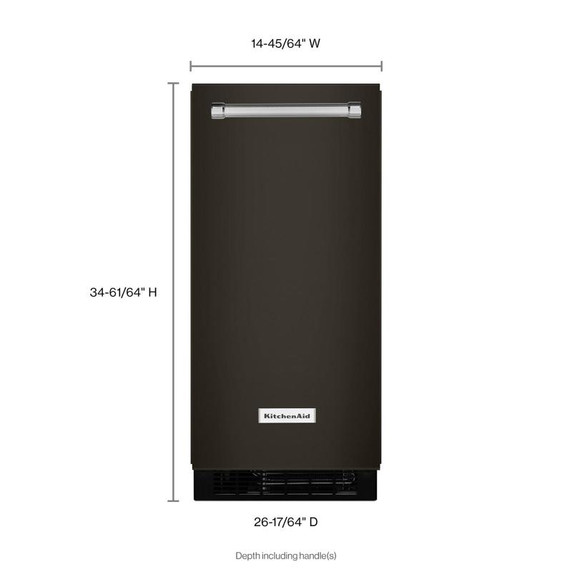Kitchenaid® 15'' Automatic Ice Maker with PrintShield™ Finish KUIX535HBS
