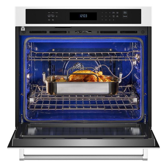 KitchenAid® 30" Single Wall Oven with Air Fry Mode KOES530PWH