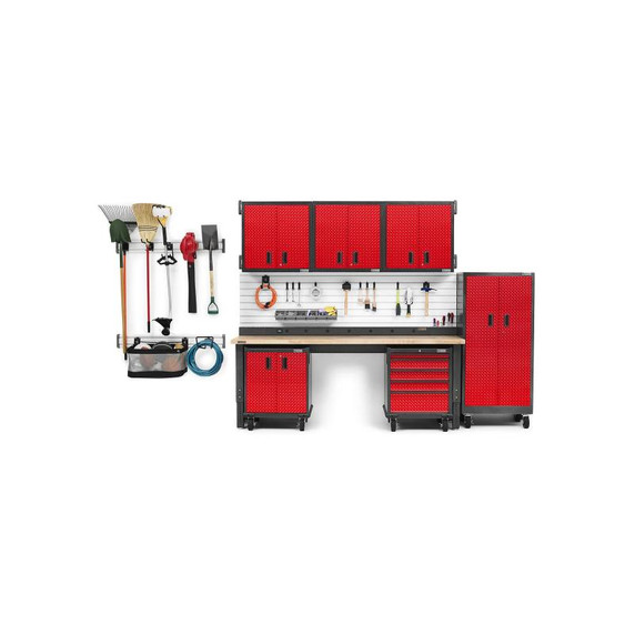 Gladiator® 8' (243.8 cm) Wide Adjustable Height Hardwood Workbench GAWB08HWEG