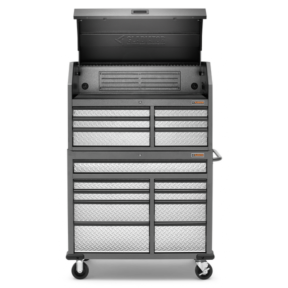 Gladiator® Premier 41 inch 15-drawer Mobile Tool Chest Combo GATC4115JG