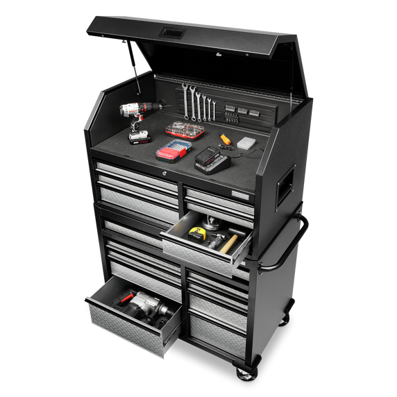 Gladiator® Premier 41 inch 15-drawer Mobile Tool Chest Combo GATC4115JG