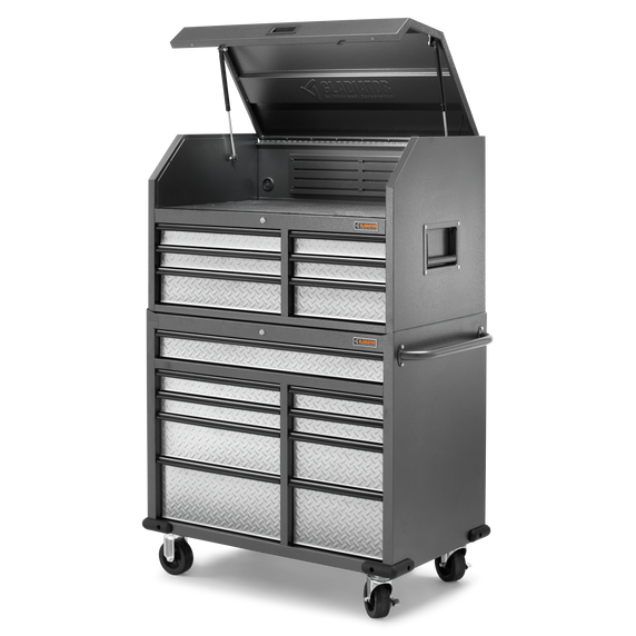 Gladiator® Premier 41 inch 15-drawer Mobile Tool Chest Combo GATC4115JG