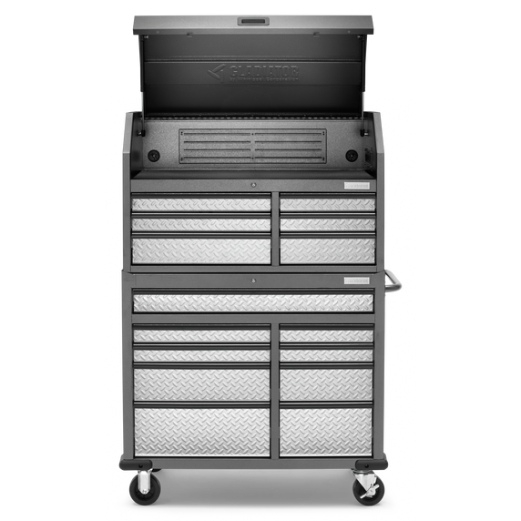 Gladiator® Premier 41 inch 15-drawer Mobile Tool Chest Combo GATC4115JG