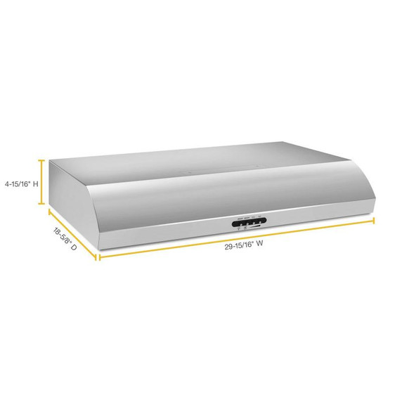 30" Range Hood with the FIT System UXT5230BDS