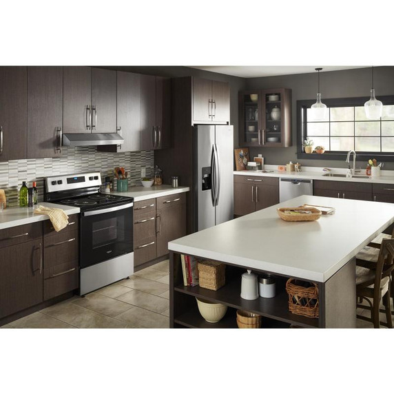 Whirlpool® 30" Range Hood with Dishwasher-Safe Full-Width Grease Filters WVU17UC0JS