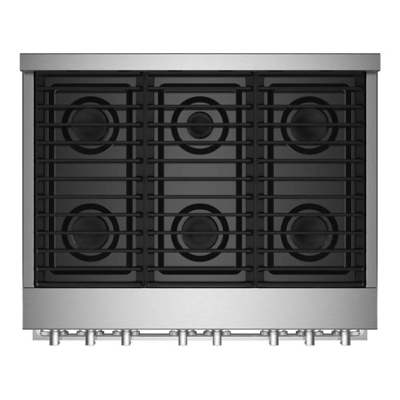 Jennair® 36" NOIR™ Gas Professional-Style Range JGRP436HM