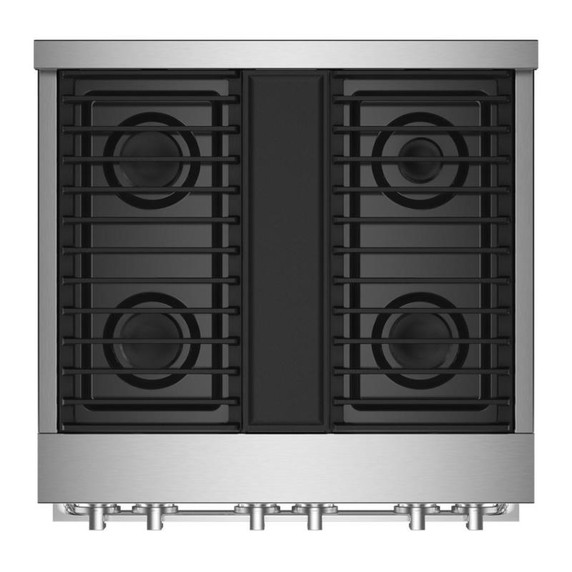 Jennair® 30" NOIR™ Gas Professional-Style Range JGRP430HM