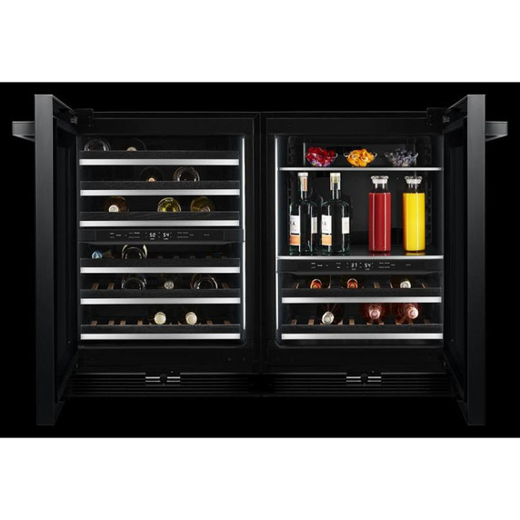 Jennair® NOIR™ 24" Built-In Undercounter Wine Cellar, Left Swing JUWFL242HM