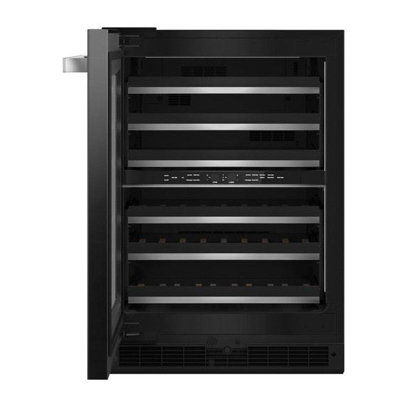 Jennair® NOIR™ 24" Built-In Undercounter Wine Cellar, Left Swing JUWFL242HM
