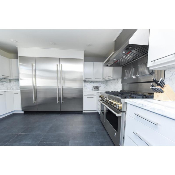 Jennair® RISE™ 48" Dual-Fuel Professional Range with Gas Grill JDRP648HL