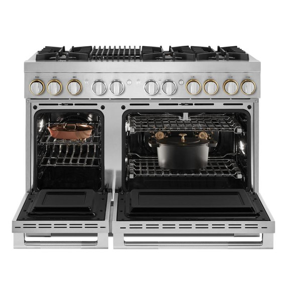 Jennair® RISE™ 48" Dual-Fuel Professional Range with Gas Grill JDRP648HL