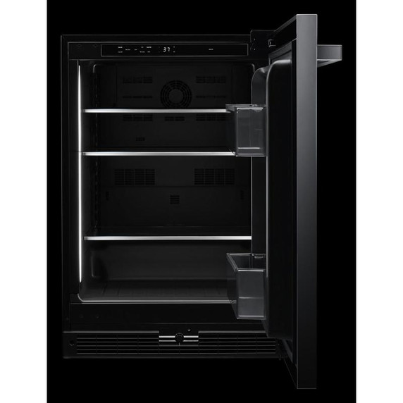 Jennair® NOIR™ 24" Under Counter Solid Door Refrigerator, Right Swing JURFR242HM