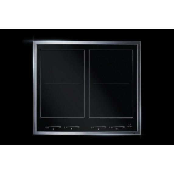 Jennair® 24" Lustre Stainless Induction Flex Cooktop JIC4724HS