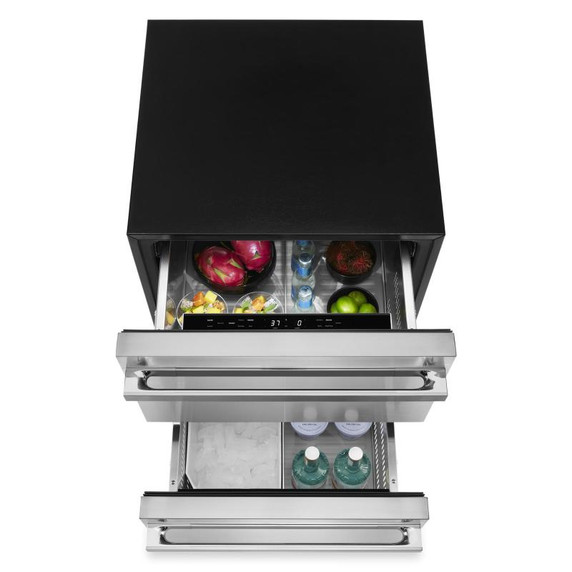 Jennair® NOIR 24" Double Drawer Refrigerator/Freezer JUCFP242HM