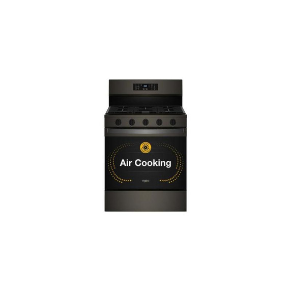 Whirlpool® 30-inch Gas Range with Air Cooking Technology, No Preheat Air Fry and Air Baking and Self Clean WFGS5030RV