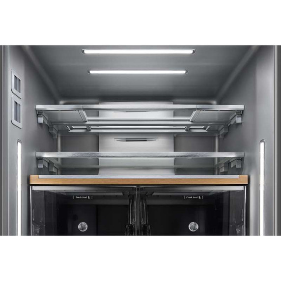 Kitchenaid® 36" Counter-Depth 19.4 Cu Ft 4-Door Refrigerator with Flexible Temperature Zone KRQC736RPS