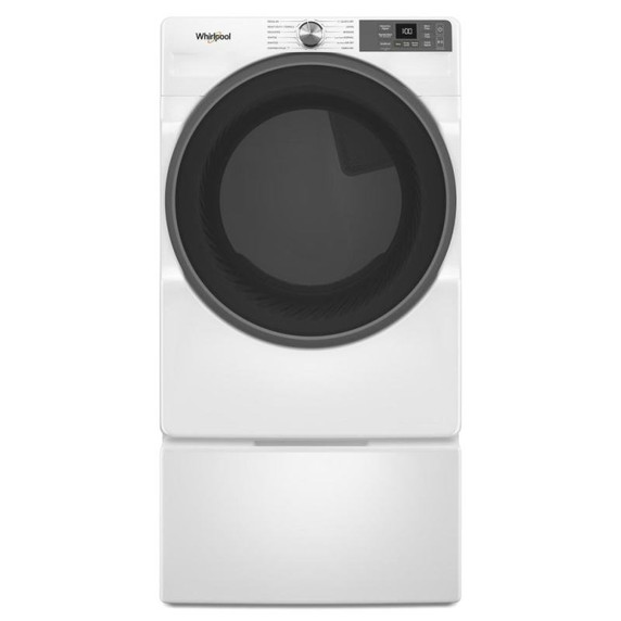 Whirlpool® 7.4 cu. ft. Smart Front Load ENERGY STAR® Electric Dryer with Wrinkle Shield™ Option YWED5720RW
