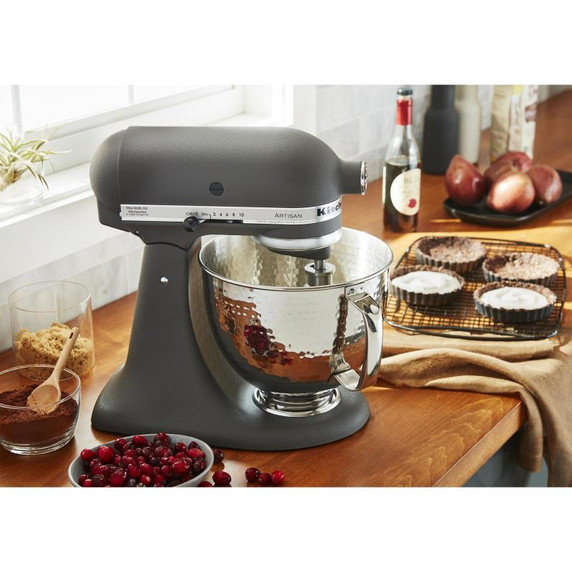 KitchenAid® 5 Quart Tilt Head Hammered Stainless Steel Bowl KSM5SSBHM