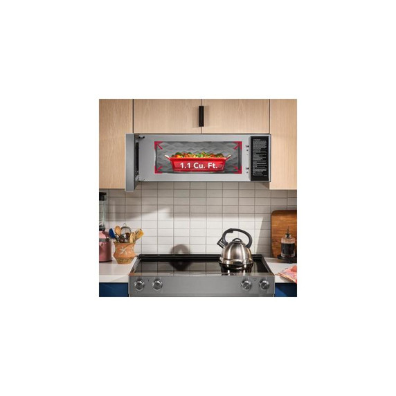 Kitchenaid® Smart Low Profile Microwave Hood Combination with Dual Fan Ventilation YKMML550RPS